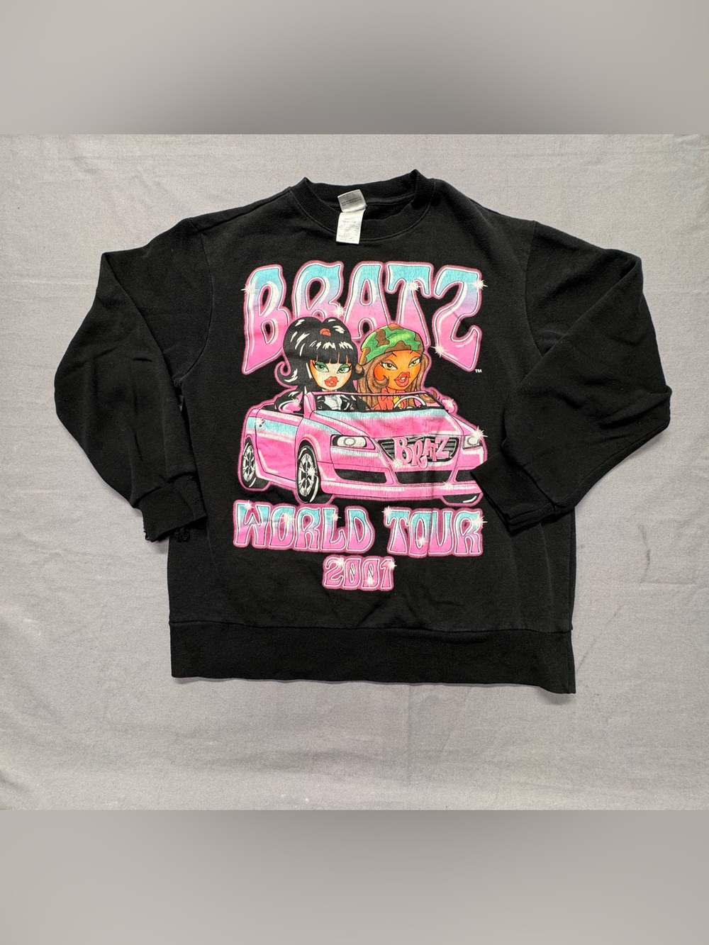 Bratz World Tour 2001 Long Sleeve Pullover Crewneck Oversized Women’s XS P10